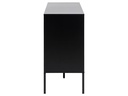 AC Design Kommode Seaford 120 x 40 x 82 cm, Nature/Schwarz