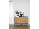 AC Design Kommode Seaford 120 x 40 x 82 cm, Nature/Schwarz
