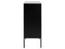 AC Design Kommode Seaford 80 x 40 x 103 cm, Nature/Schwarz