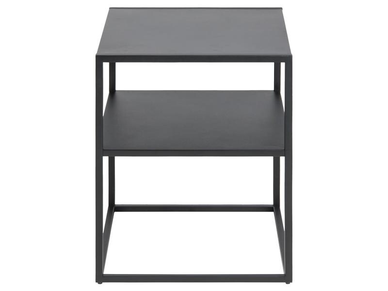 AC Design Nachttisch Newton 45 x 40 x 50,5 cm, Schwarz