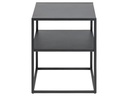 AC Design Nachttisch Newton 45 x 40 x 50,5 cm, Schwarz
