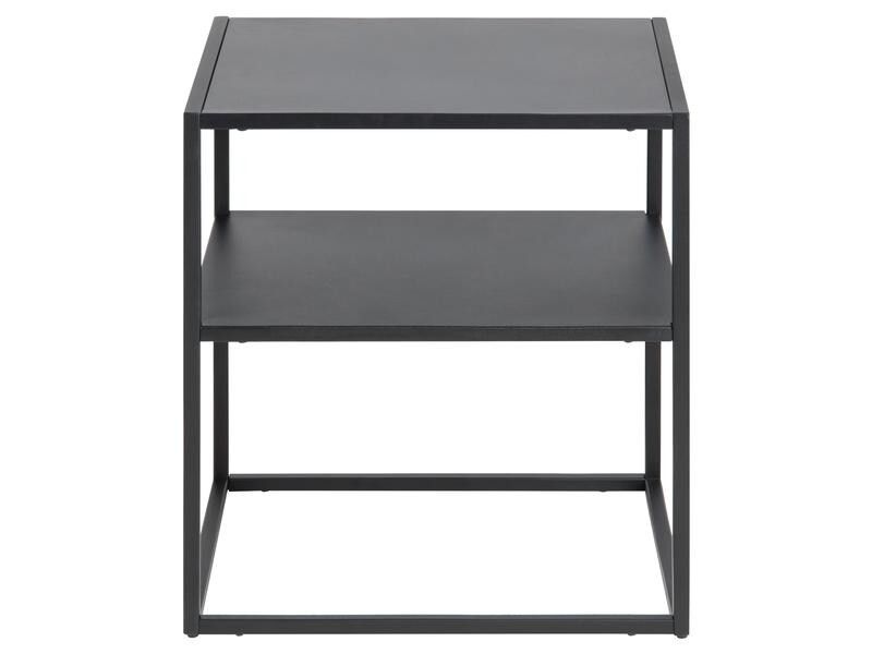 AC Design Nachttisch Newton 45 x 40 x 50,5 cm, Schwarz