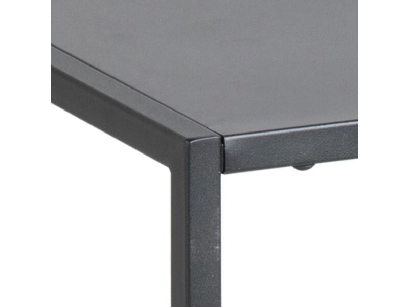 AC Design Nachttisch Newton 45 x 40 x 50,5 cm, Schwarz