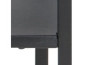 AC Design Nachttisch Newton 45 x 40 x 50,5 cm, Schwarz