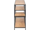AC Design Regal Seaford 114 x 35 x 78 cm, Nature/Schwarz