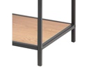 AC Design Regal Seaford 114 x 35 x 78 cm, Nature/Schwarz