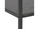 AC Design Regal Seaford 114 x 35 x 78 cm, Schwarz