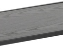 AC Design Regal Seaford 114 x 35 x 78 cm, Schwarz