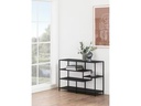 AC Design Regal Seaford 114 x 35 x 78 cm, Schwarz