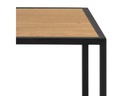 AC Design Regal Seaford 135 x 35 x 150 cm, Nature/Schwarz