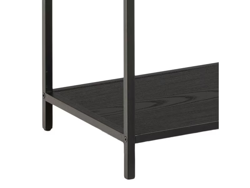 AC Design Regal Seaford 135 x 35 x 150 cm, Schwarz