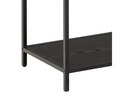 AC Design Regal Seaford 135 x 35 x 150 cm, Schwarz