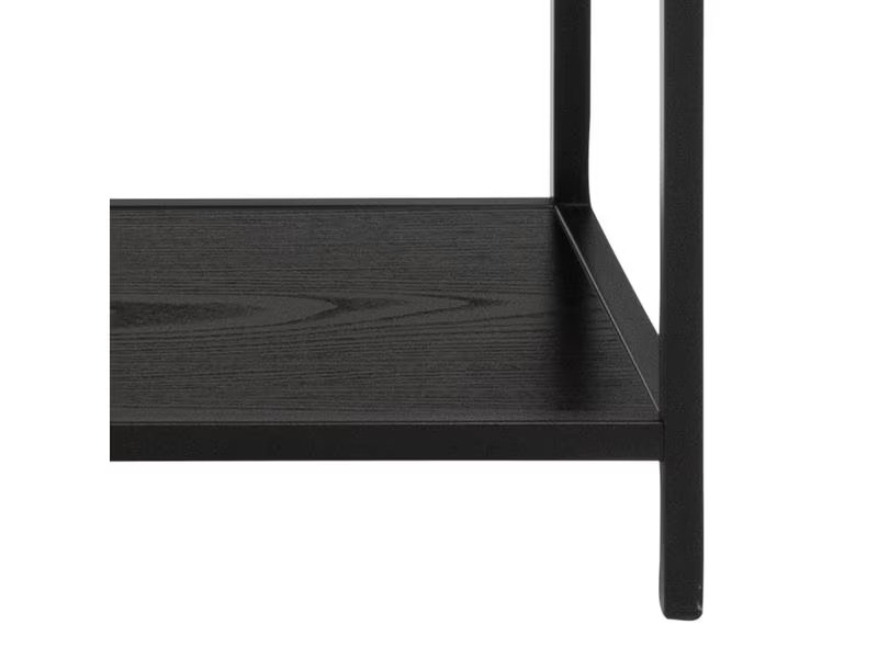 AC Design Regal Seaford 135 x 35 x 150 cm, Schwarz