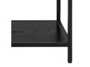 AC Design Regal Seaford 135 x 35 x 150 cm, Schwarz