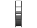 AC Design Regal Seaford 135 x 35 x 150 cm, Schwarz