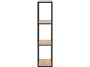 AC Design Regal Seaford 24 x 37 x 108 cm, Nature/Schwarz