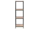 AC Design Regal Seaford 35 x 37 x 119,5 cm, Nature/Schwarz