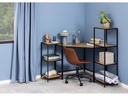 AC Design Regal Seaford 35 x 37 x 82.5 cm, Nature/Schwarz