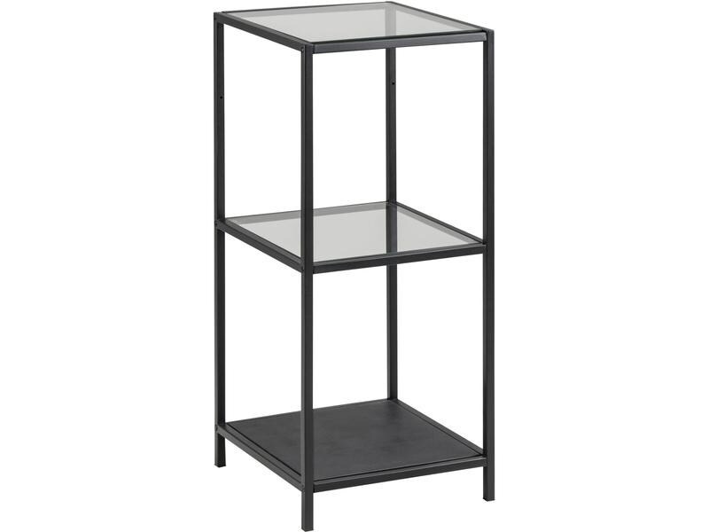 AC Design Regal Seaford 35 x 37 x 82.5 cm, Schwarz