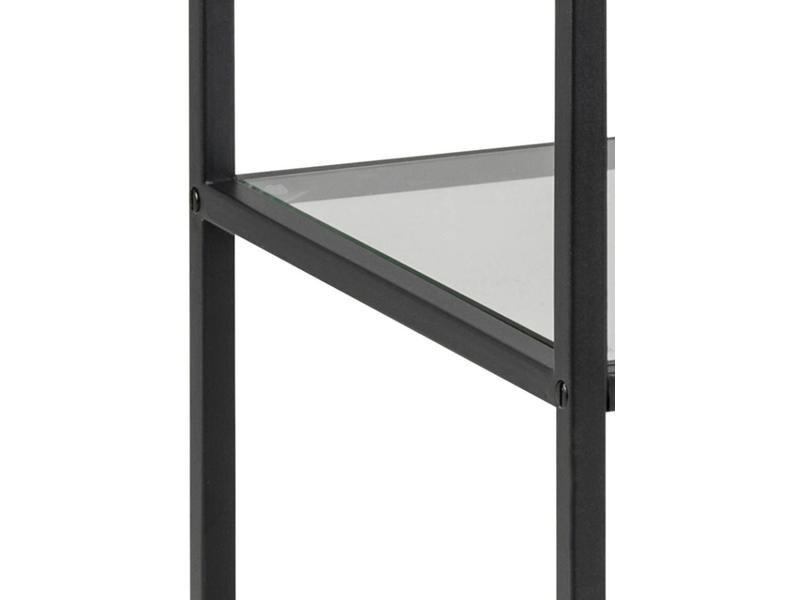 AC Design Regal Seaford 35 x 37 x 82.5 cm, Schwarz