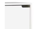 AC Design Schuhschrank  Mitra 47 x 30 x 133.5 cm, Nature/Weiss