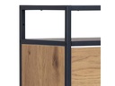 AC Design Schuhschrank  Seaford 56 x 30 x 129 cm, Nature/Schwarz