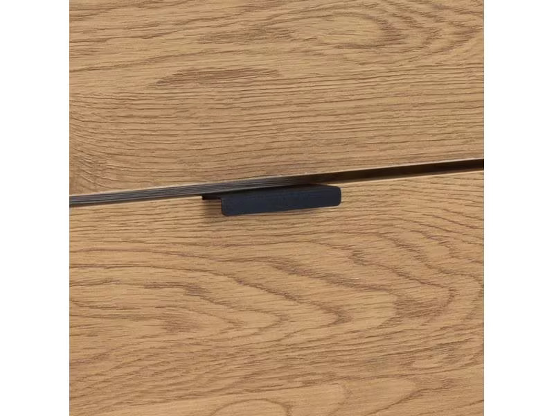 AC Design Schuhschrank  Seaford 56 x 30 x 129 cm, Nature/Schwarz