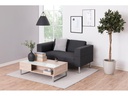 AC Design Tisch Azalea Grau/Nature