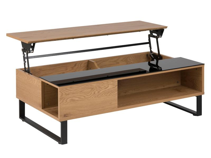 AC Design Tisch Azalea Nature/Schwarz