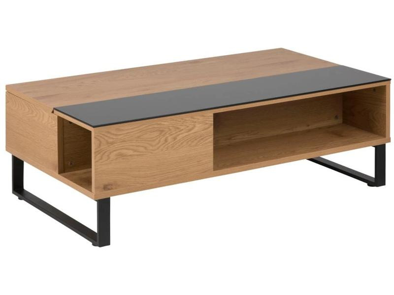 AC Design Tisch Azalea Nature/Schwarz