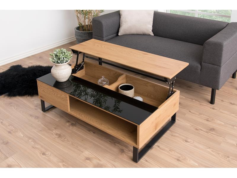 AC Design Tisch Azalea Nature/Schwarz