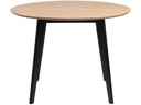 AC Design Tisch Roxby Ø 105 x 76 cm, Nature/Schwarz
