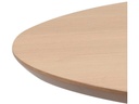 AC Design Tisch Roxby Ø 105 x 76 cm, Nature/Schwarz
