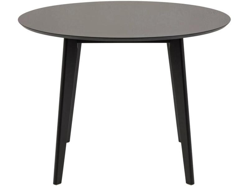 AC Design Tisch Roxby Ø 105 x 76 cm, Schwarz
