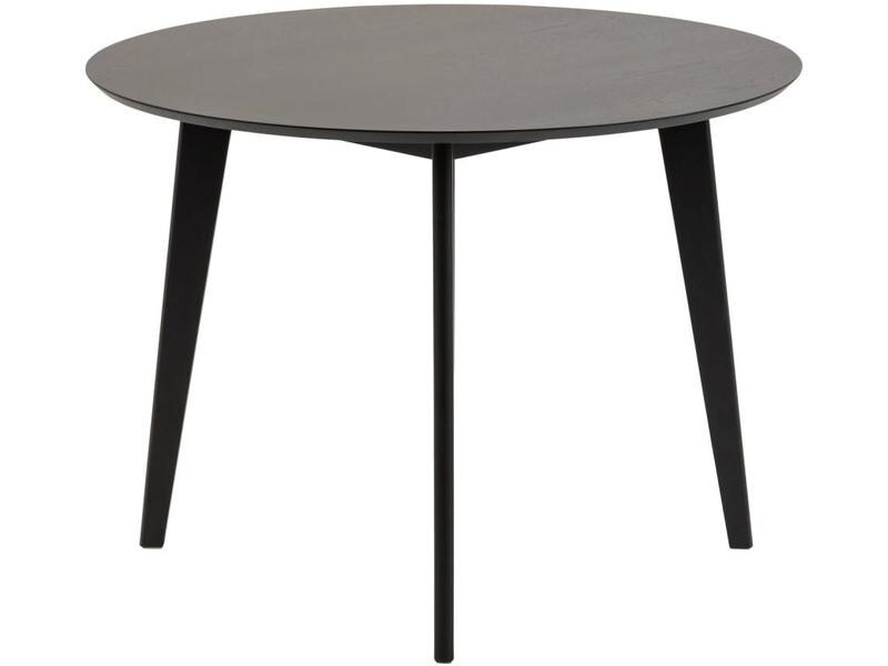 AC Design Tisch Roxby Ø 105 x 76 cm, Schwarz