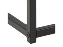 AC Design Tisch Seaford Eckig, Nature/Schwarz