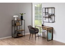 AC Design Wandregal Seaford 75 x 20 x 91 cm, Nature/Schwarz