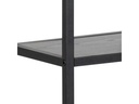 AC Design Wandregal Seaford 75 x 20 x 91 cm, Schwarz