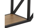AC Design Wandregal Seaford 77 x 20 x 77 cm, Nature/Schwarz