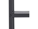AC Design Wandregal Seaford 77 x 20 x 77 cm, Schwarz