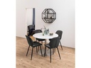 AC Design Wandregal Seaford 77 x 20 x 77 cm, Schwarz