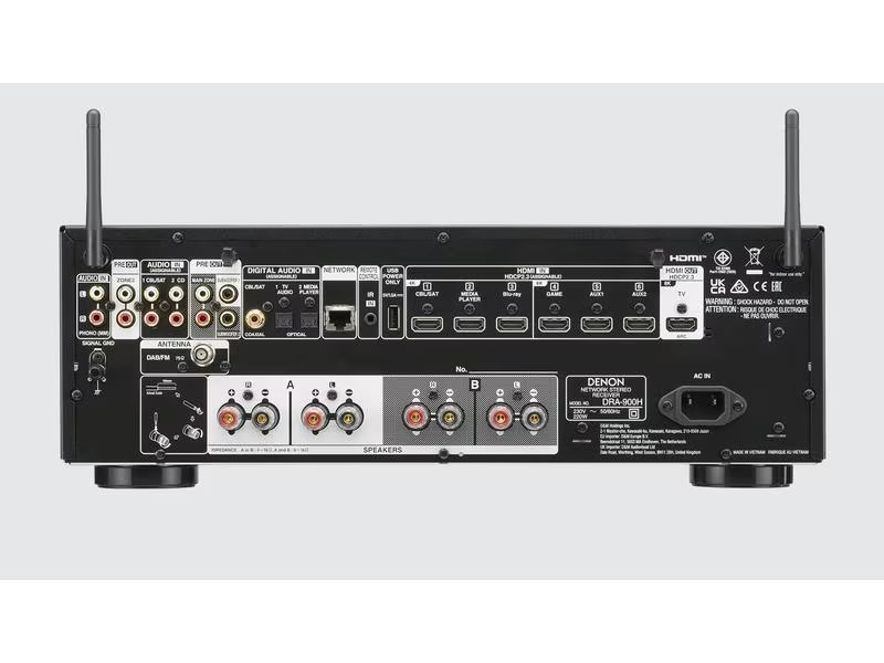Denon Stereo-Netzwerkreceiver DRA-900H Schwarz