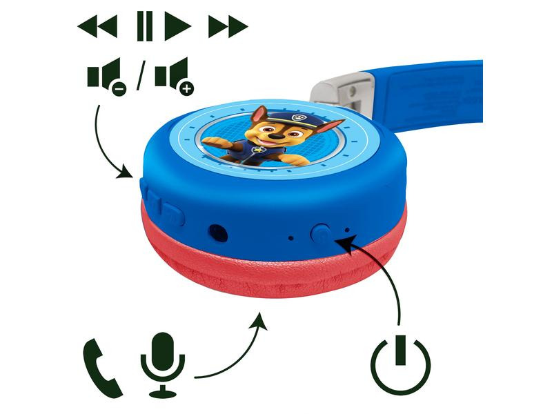 Lexibook Paw Patrol 2-in-1-Bluetooth-Kopfhörer