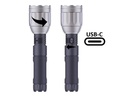 Nordride Taschenlampe LED Spot Long Range R, 1100 Lumen, IP65, USB-C