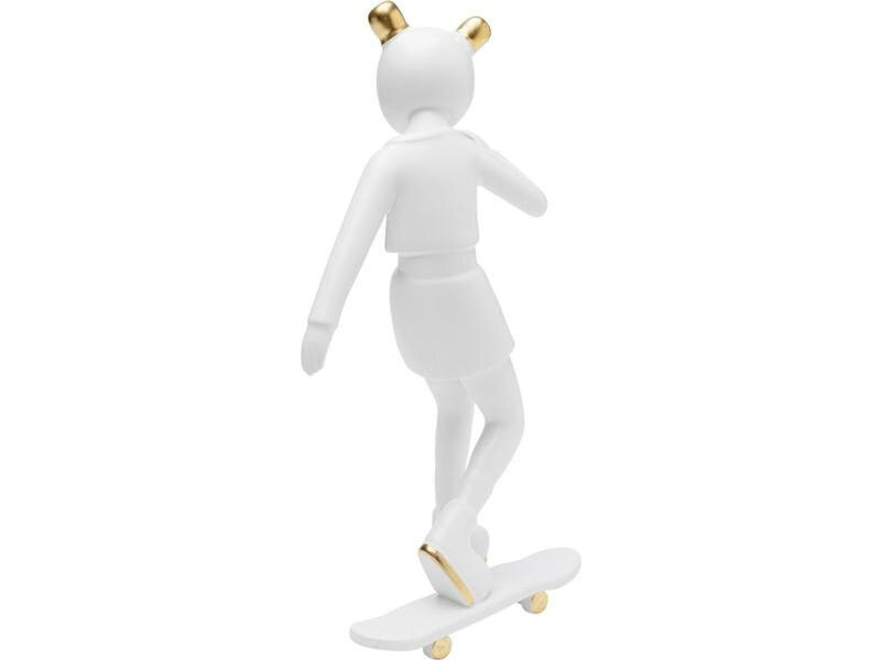Kare Dekofigur Skating Astronaut Weiss