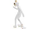Kare Dekofigur Skating Astronaut Weiss