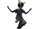 Kare Dekofigur Skating Astronaut Schwarz