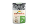 Almo Nature Nassfutter Holistic Anti Hairball mit Rind, 30 x 70 g