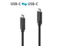 PureLink USB 3.1-Kabel C-C, USB3.1 Gen2, 1.5m, Schwarz 10Gbps,100Watt