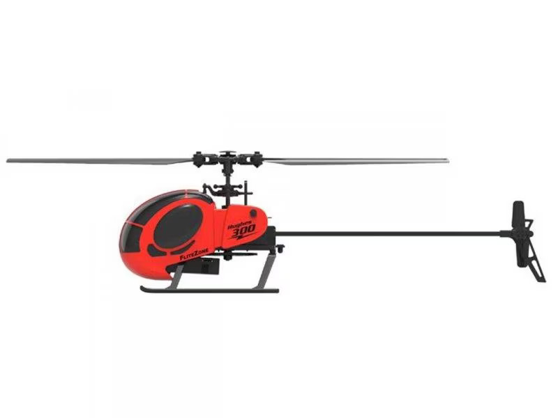 FliteZone Helikopter Hughes 300 Rot, 4-Kanal, 6G, RTF